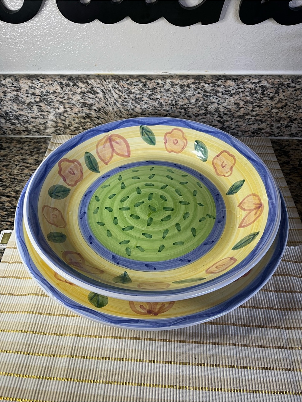 CALE White Porcelain Plate with Jester Mark
